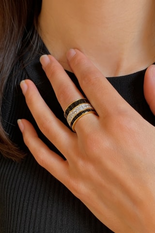 Anello - Argento placcato oro giallo