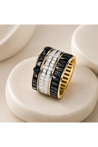 Anello - Argento placcato oro giallo