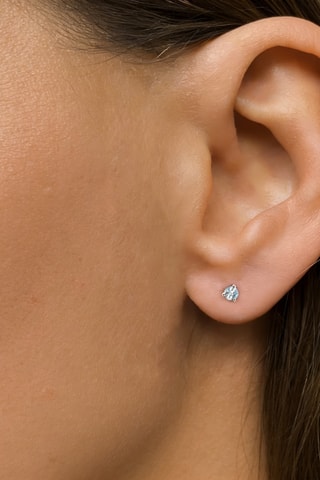 Orecchini - Argento sterling placcato oro rosa e topazio