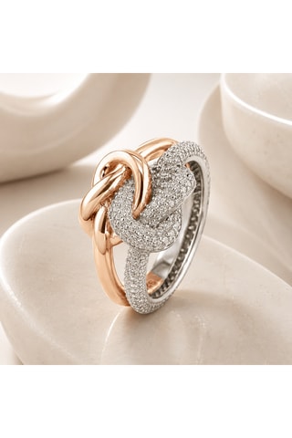 Anello - Argento placcato oro rosa
