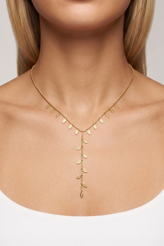Collana - Argento laminato oro giallo