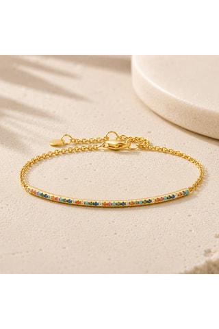 Bracciale - Argento placcato oro giallo