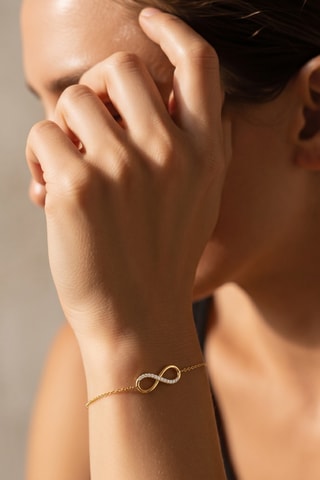 Bracciale - Argento placcato oro giallo