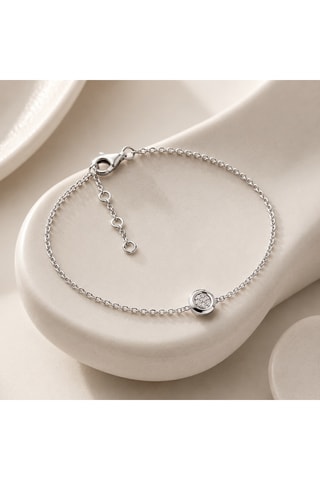 Bracciale - Argento e diamanti