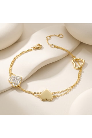 Bracciale - Argento placcato oro giallo