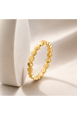 Anello - Argento placcato oro giallo