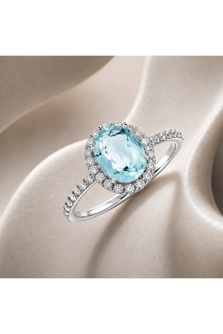 Anello - Argento e topazio
