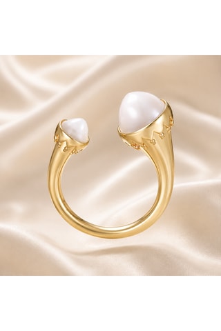 Anello - Argento e madreperla