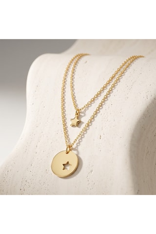 Collana - Argento placcato oro giallo