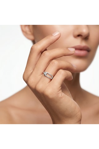 Anello - Argento e diamante