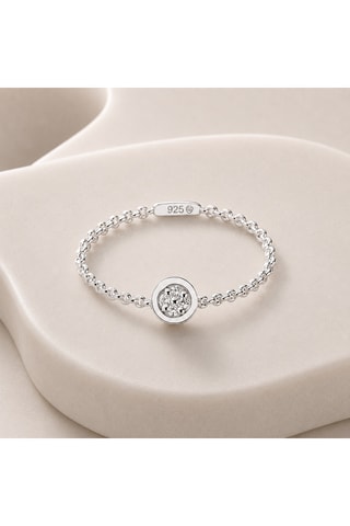 Anello - Argento e diamanti