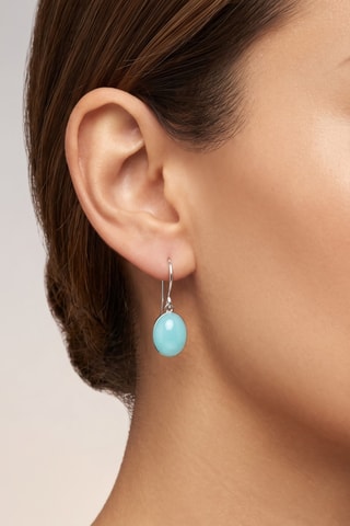 Orecchini - Argento sterling e calcedoni