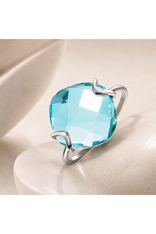 Anello Argento e quarzo