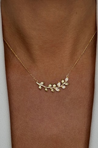 Collana - Argento placcato oro giallo
