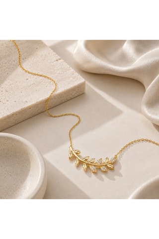 Collana - Argento placcato oro giallo