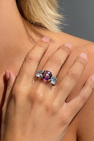 Anello - Argento e quarzo