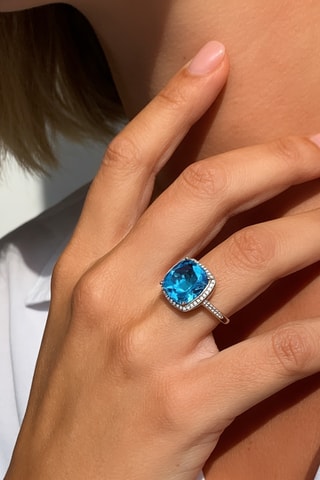 Anello - Argento e quarzo