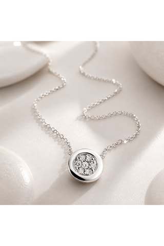 Collana - Argento e diamanti