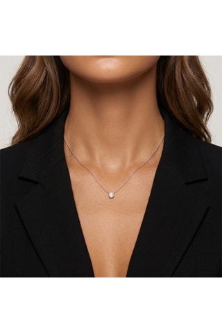 Collana - Argento e diamanti