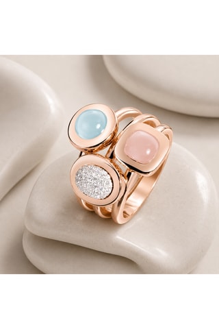 Anello - Argento placcato oro rosa