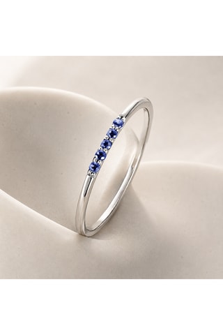 Anello - Argento e zaffiri