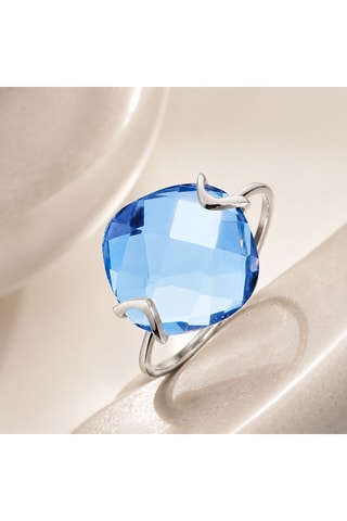 Anello - Argento e tanzanite