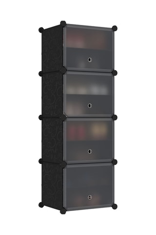 Meuble à chaussures cube - 24 paires - 43 x 122 x 32 cm