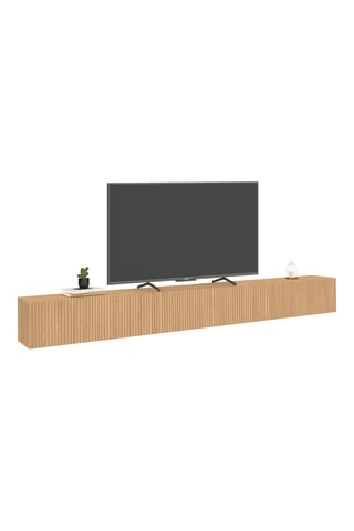 Meuble TV 3 abattants Albane - 270 x 30 x 30 cm