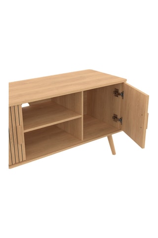 Meuble TV 2 portes Faustine - 110 x 54 x 40 cm