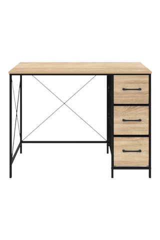 Bureau 3 tiroirs Iris - 100 x 50 x 75 cm