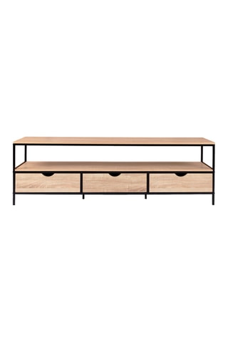 Meuble TV Memphis 3 tiroirs - 160 x 50 x 40 cm