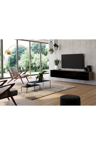 Meuble TV suspendu Michigan - 180 x 30 x 30 cm