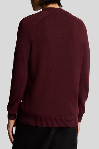 Pull en laine et cachemire - Bordeaux