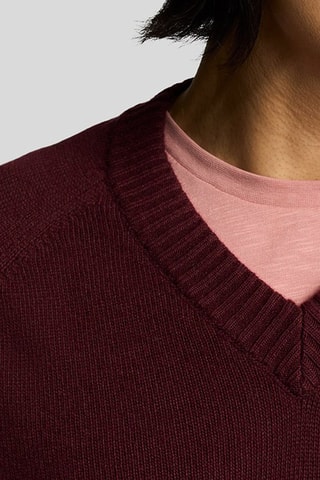 Pull en laine et cachemire - Bordeaux