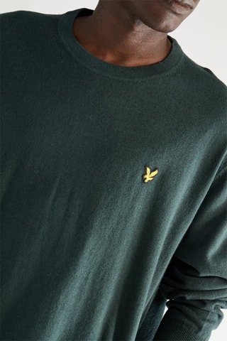 Camisola de lã - Verde-escuro