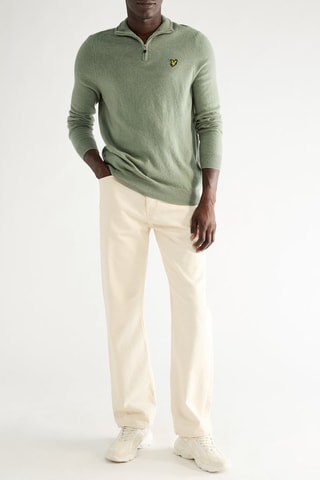 Camisola de lã - Verde-claro