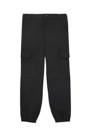 Calças cargo regular - Preto