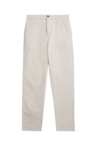 Calças chino regular - Bege-claro