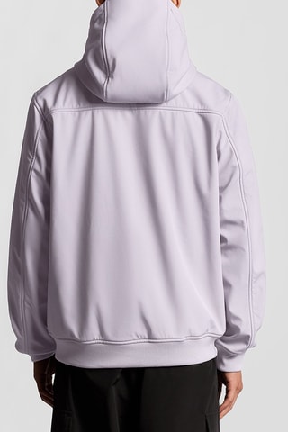 Casaco polar com capuz - Violeta-claro