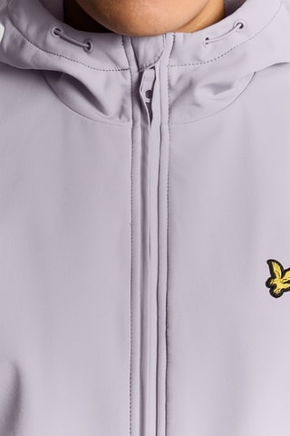 Casaco polar com capuz - Violeta-claro