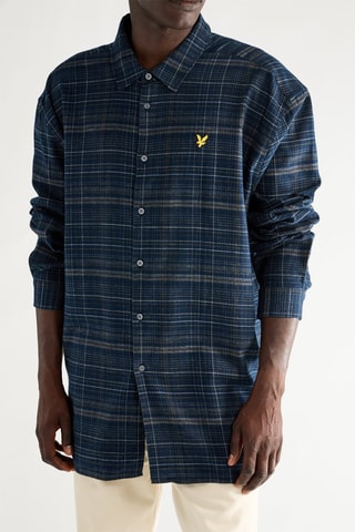 Camisa relaxed - Azul