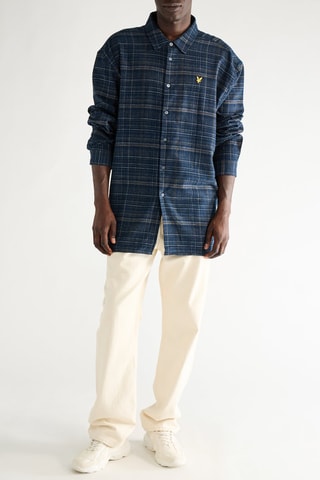 Camisa relaxed - Azul