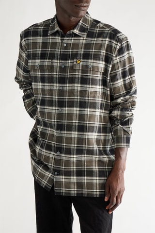 Camisa regular - Castanho