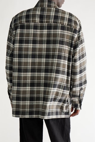 Camisa regular - Castanho
