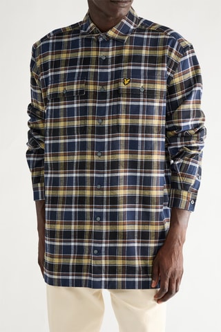 Camisa regular - Azul