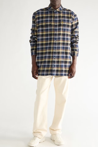Camisa regular - Azul