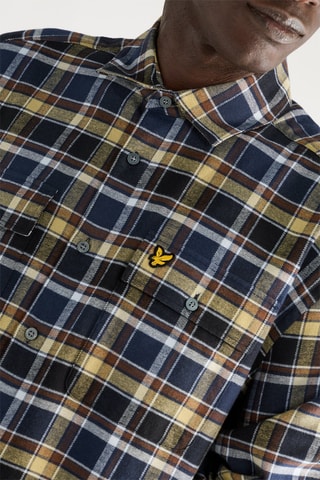 Camisa regular - Azul