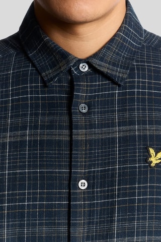 Camisa relaxed - Azul-marinho