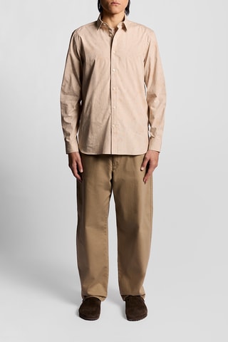 Camisa regular - Bege