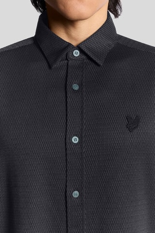 Camisa relaxed - Azul-marinho